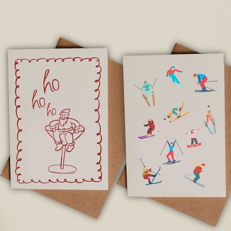 10er Weihnachtskarten Set Product Image 5