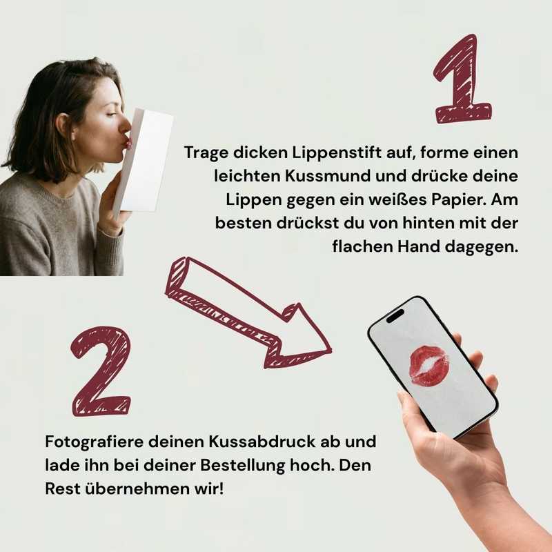 Individuell besticktes Kuss Sweatshirt 💋 Product Image 3