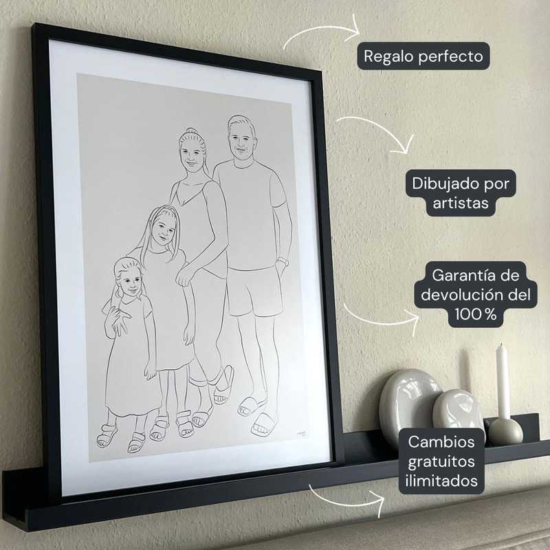 Ilustración personalizada en Line Art Product Image 3