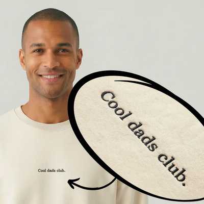Besticktes Sweatshirt „Cool Dads Club“ – Geschenk für Väter & Vatertag