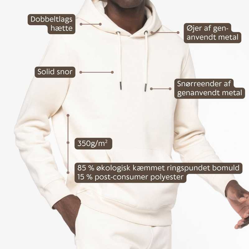 Hoodie med håndtegnet broderi Product Image 8