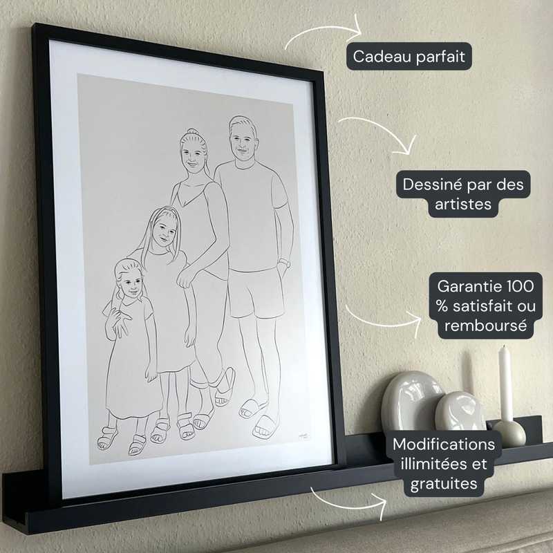 Faire dessiner un portrait Line Art de votre animal Product Image 5