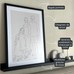 Ritratto personalizzato Line Art Product Image 7