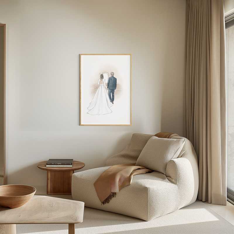 Portrættegning i akvarelstil Product Image 8