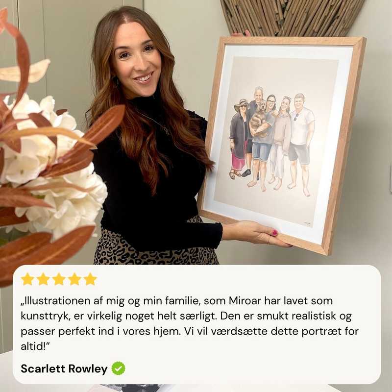 Portræt som gave til mors dag Product Image 4