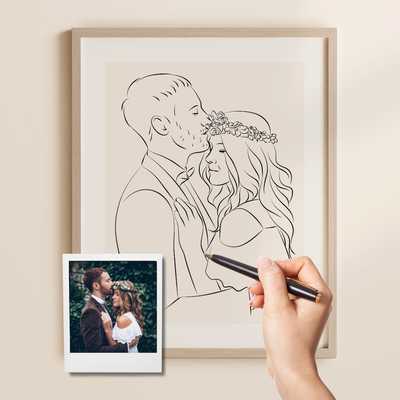 Ilustración personalizada en Line Art