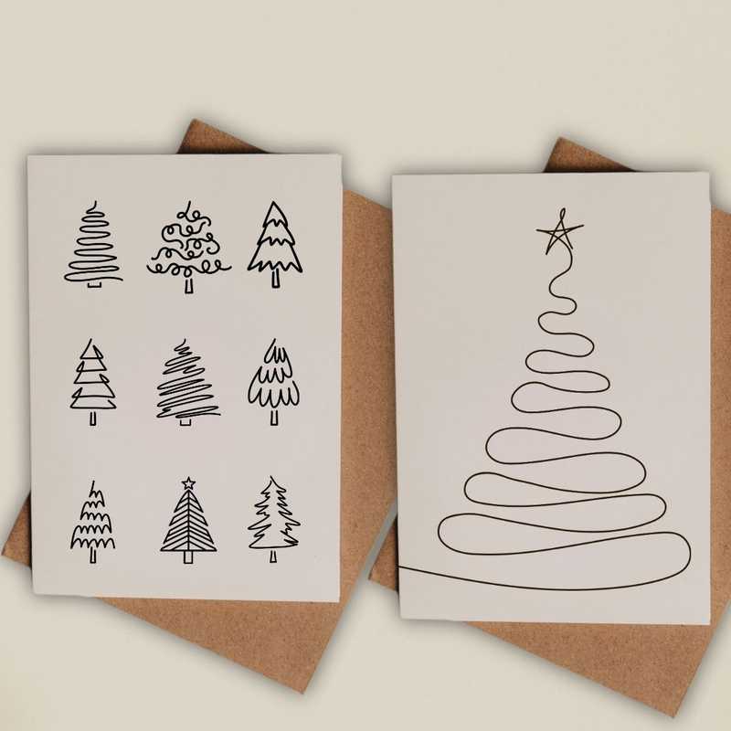 10er Weihnachtskarten Set Product Image 6