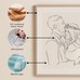 Handritat porträtt i line art Product Image 8