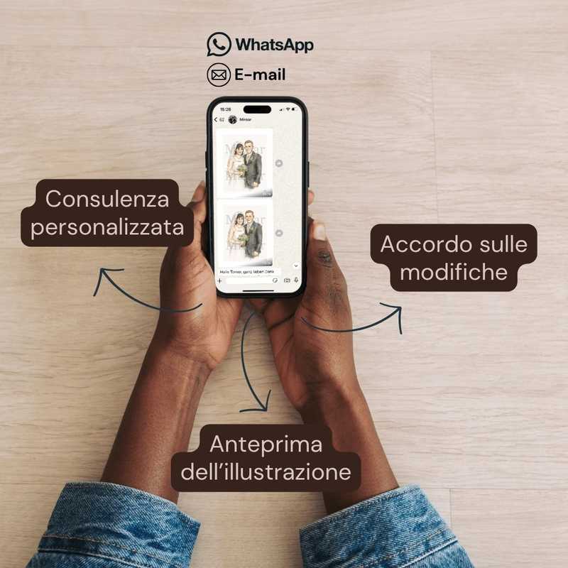 Ritratto personalizzato ad acquerello Product Image 9